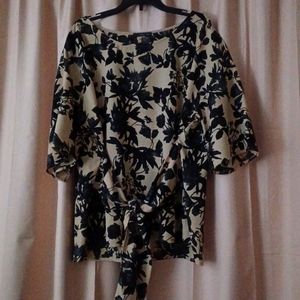 West Kei tie front blouse